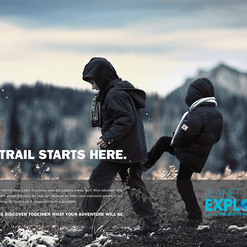 The North Face - Planet Explore Press Ad Campaign