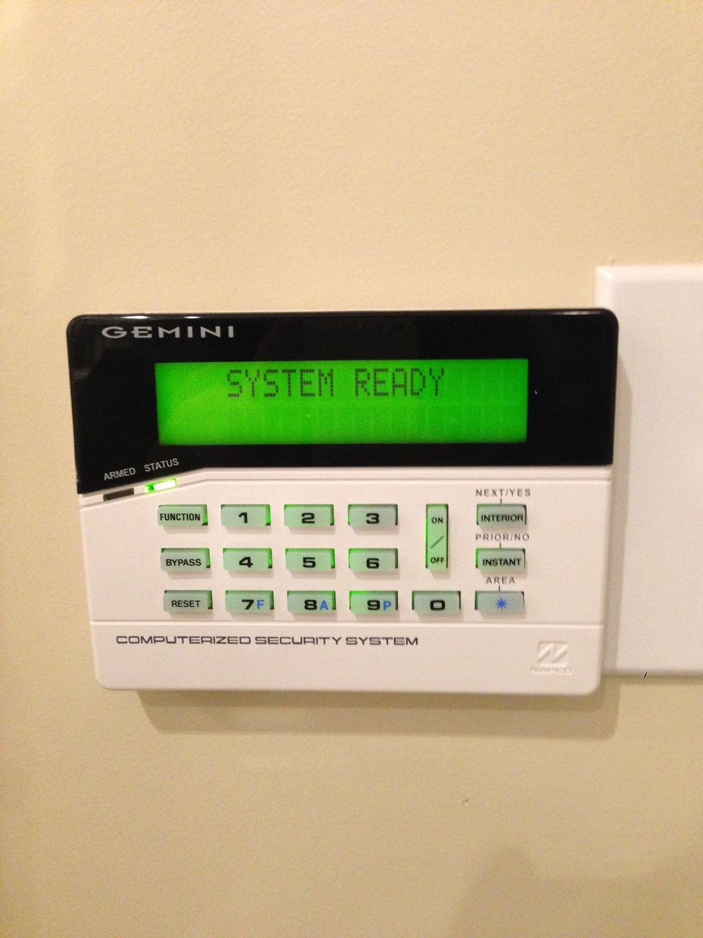 Napco Burglar alarms