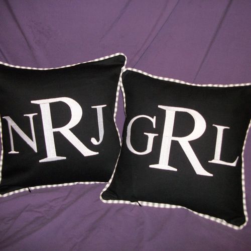 Monogram Pillows