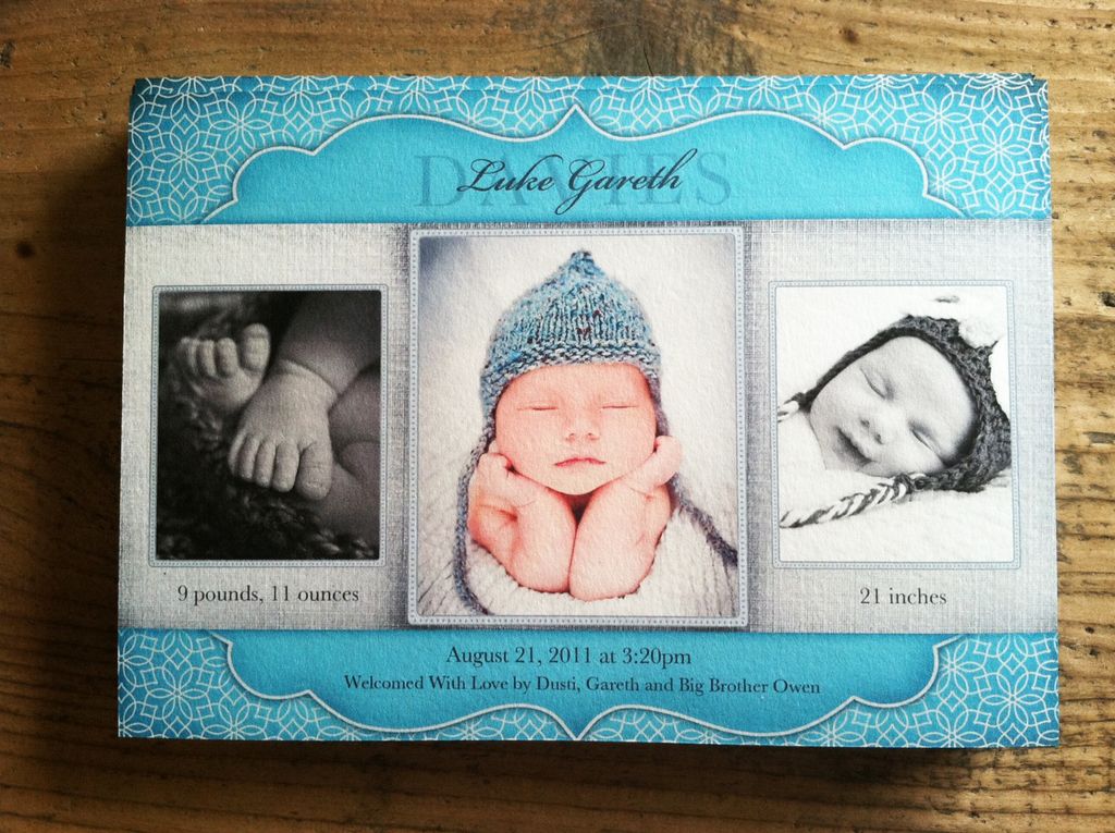 Birth announcement