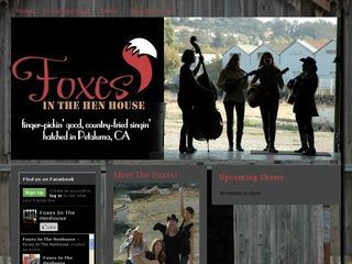 WEBSITE PORTFOLIO: A band WordPress site; event ca