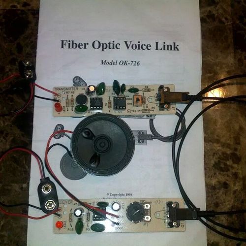 This right here is a fiber optic receiver that I p