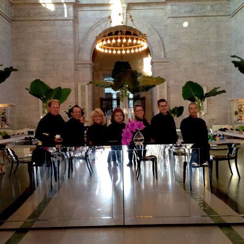My team, at the Detroit Institute of Arts