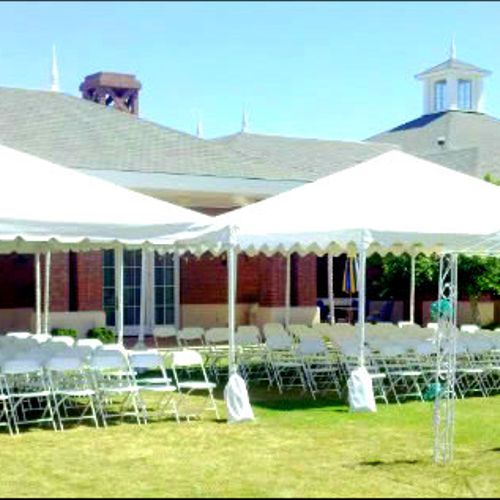Tent rentals offered for weddings!