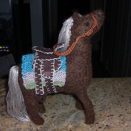 Felted horseâ¦.all made by hand!
