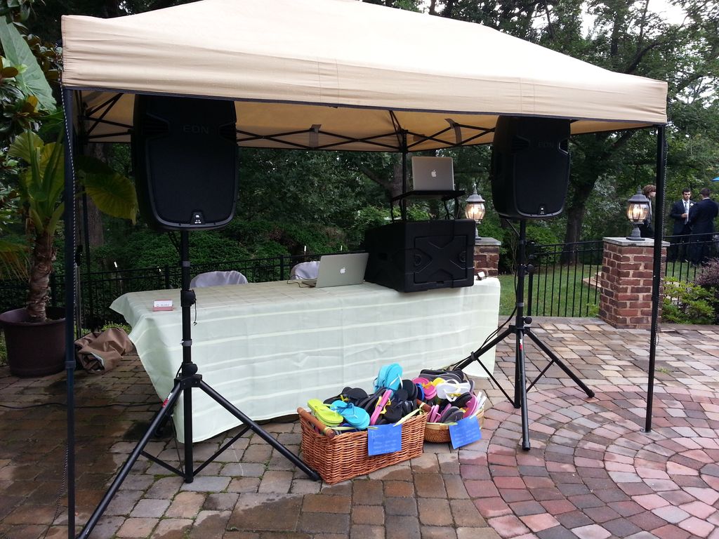 A basic outdoor setup for music only (we can provi