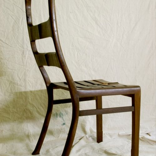 English Brown Oak chair