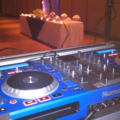 DJing a Wedding July 2013