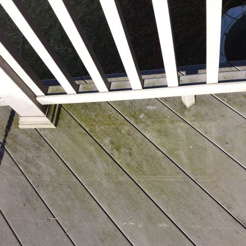 Composite deck in need of a cleaning!