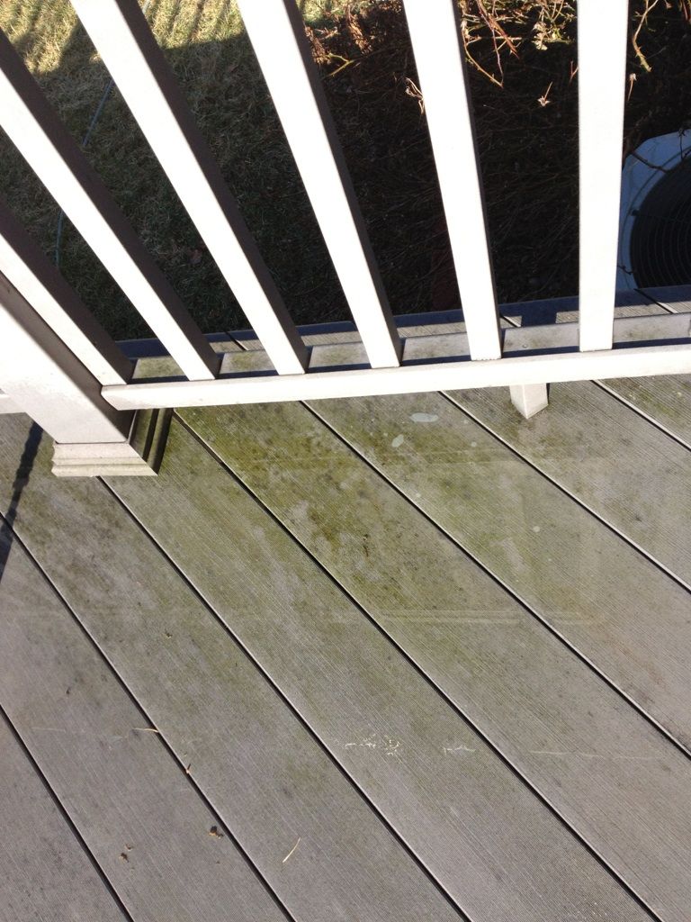 Composite deck in need of a cleaning!