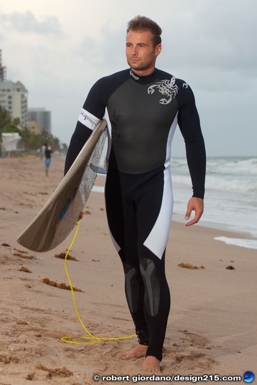 Lifestyle photography for a wetsuit manufacturer, 