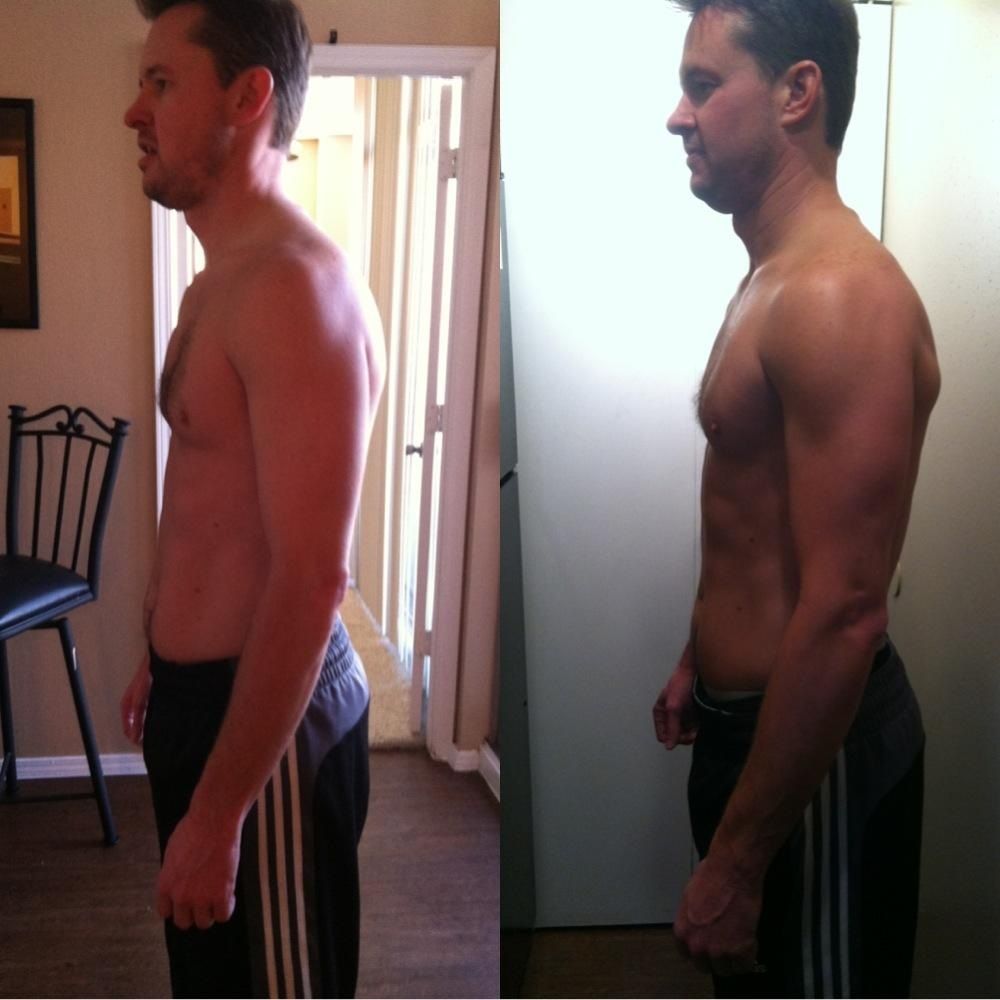 A side view of my client Jeff again