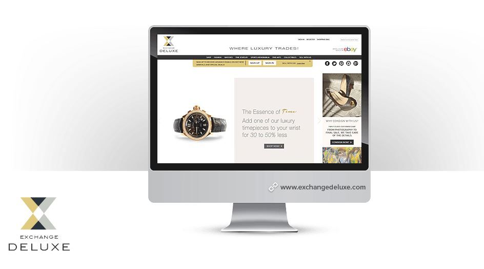 Exchange deluxe: Magento based e-commerce store wi