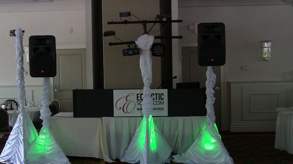 Eclectic Songs Wedding Set Up