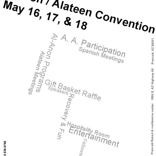 Flyer for Convention Events.