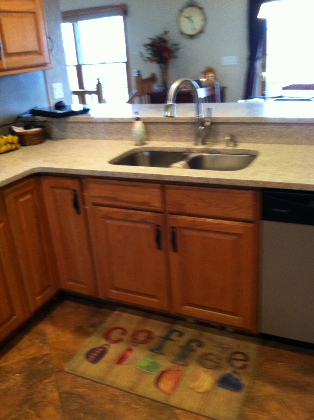 faucet and tile work