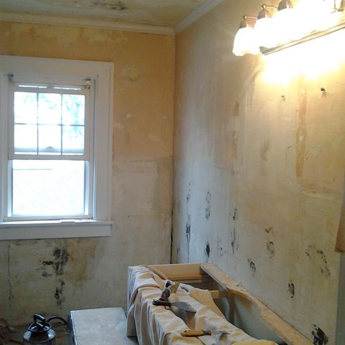 Here is a VERY OLD  Bathroom Job for the books!! O