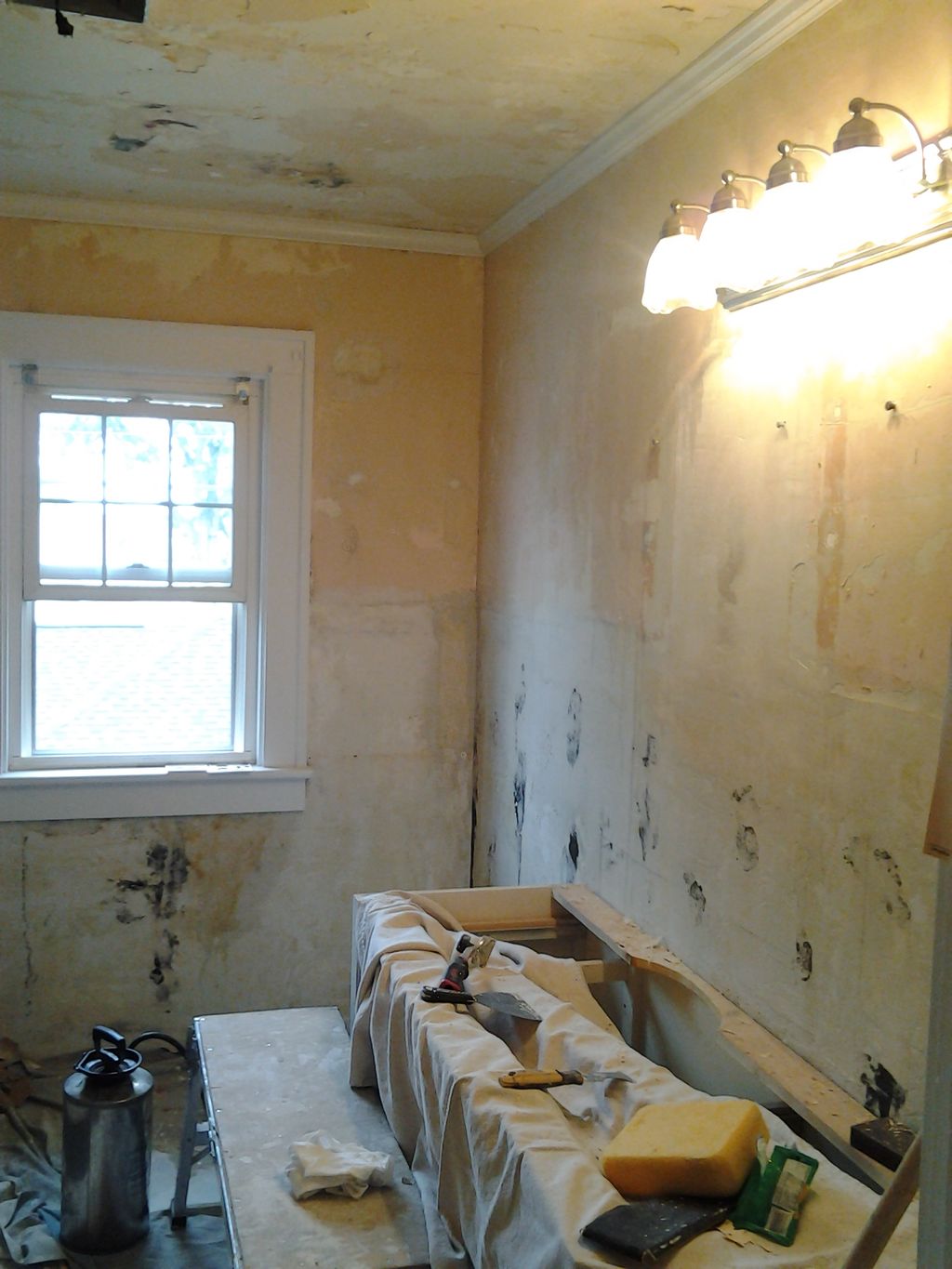 Here is a VERY OLD  Bathroom Job for the books!! O