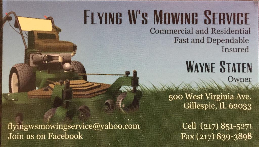 Flying W's Mowing Service