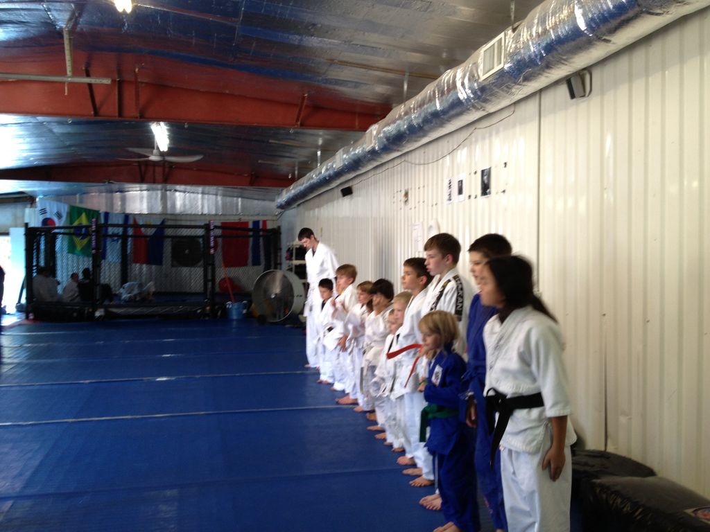 Olympic JUDO being taught by 3rd degree Black Belt