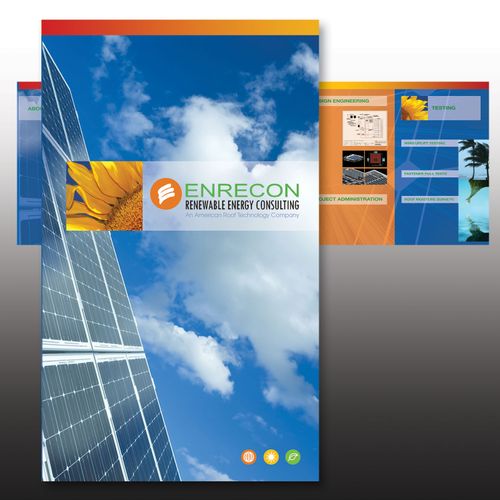 Brochure design for solar company