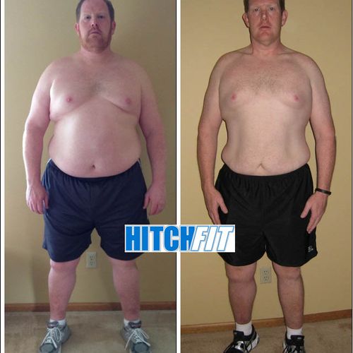 Sean lost 90 pounds! Ready for your Hitch Fit Tran