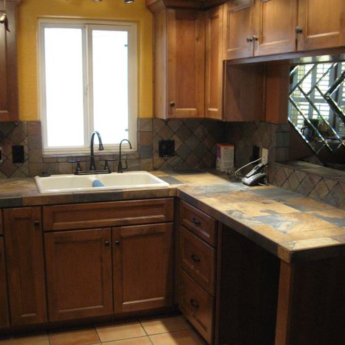 Kitchen remodel manufactured home