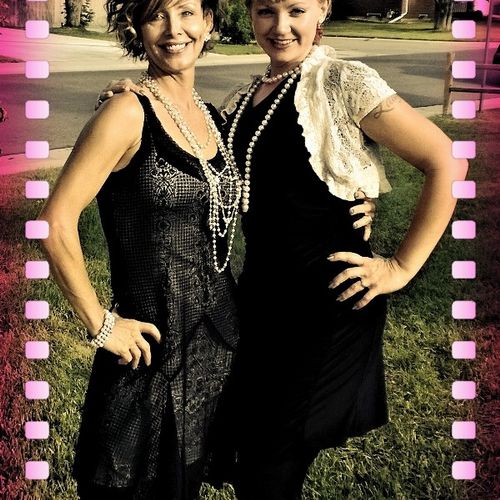 Roaring 20s event (me on left) with Girls Gone Gra