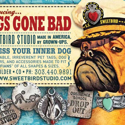 Print Ad for Sweet Bird Studio.