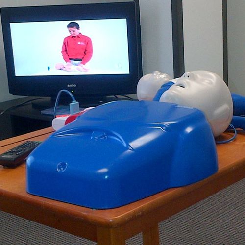 CPR training in progress