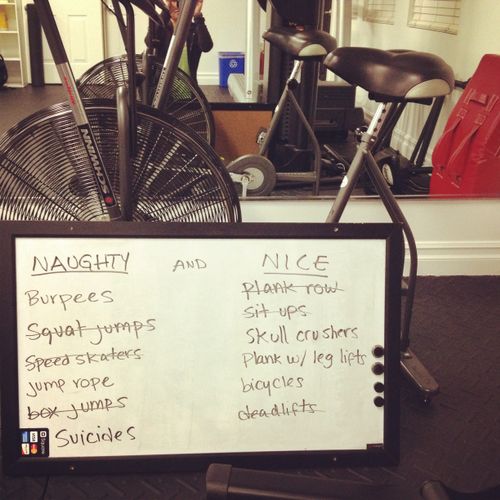 Tabata workout! Pick your poison :)