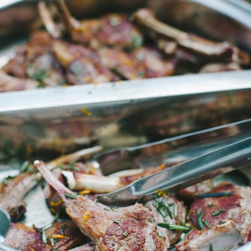 Grilled Lamb Chops with Rosemary Gremolata