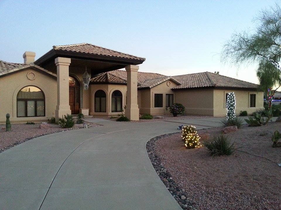 Exterior home painted