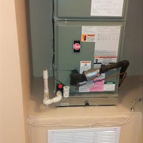 This is how an AC closet should look