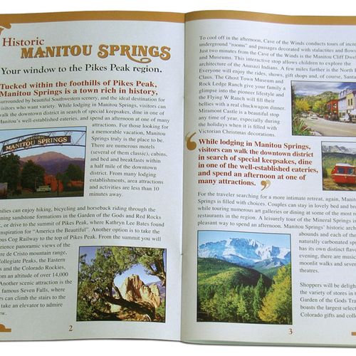Manitou Springs Visitors Guide Inner Spread