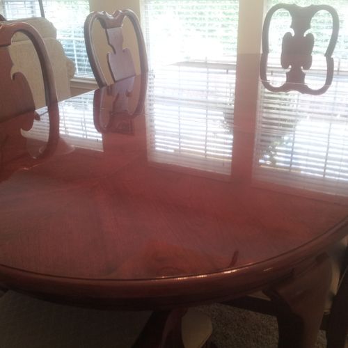 Dining Table Completely Refinished