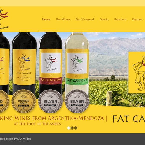Fat Gaucho Wines Website
