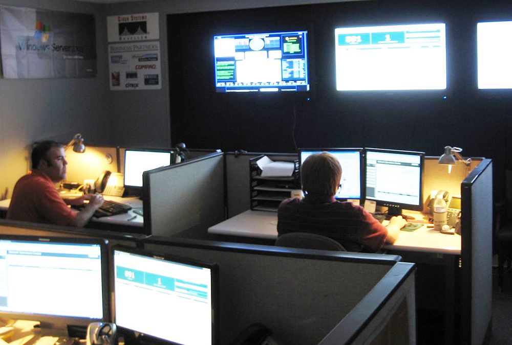 Managed IT monitoring center