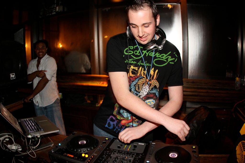 DJing upstairs @ Tonic Nightclub