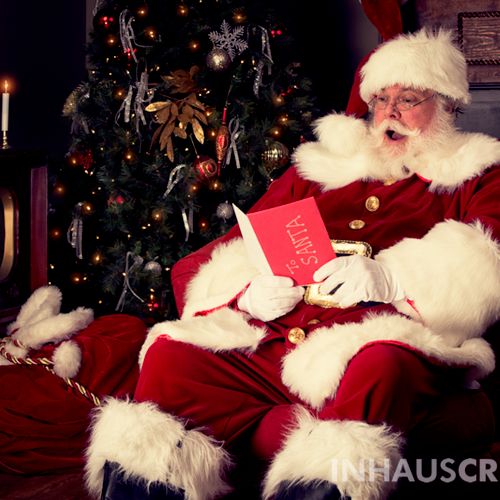 Fabled Santa takes the time to read every card and