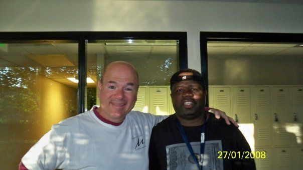 Actor Larry Miller and Sparkx