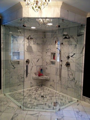 Custom Marble Shower