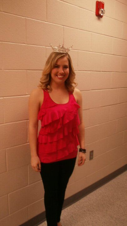 Representing at a pageant as Miss Northwest Ohio.
