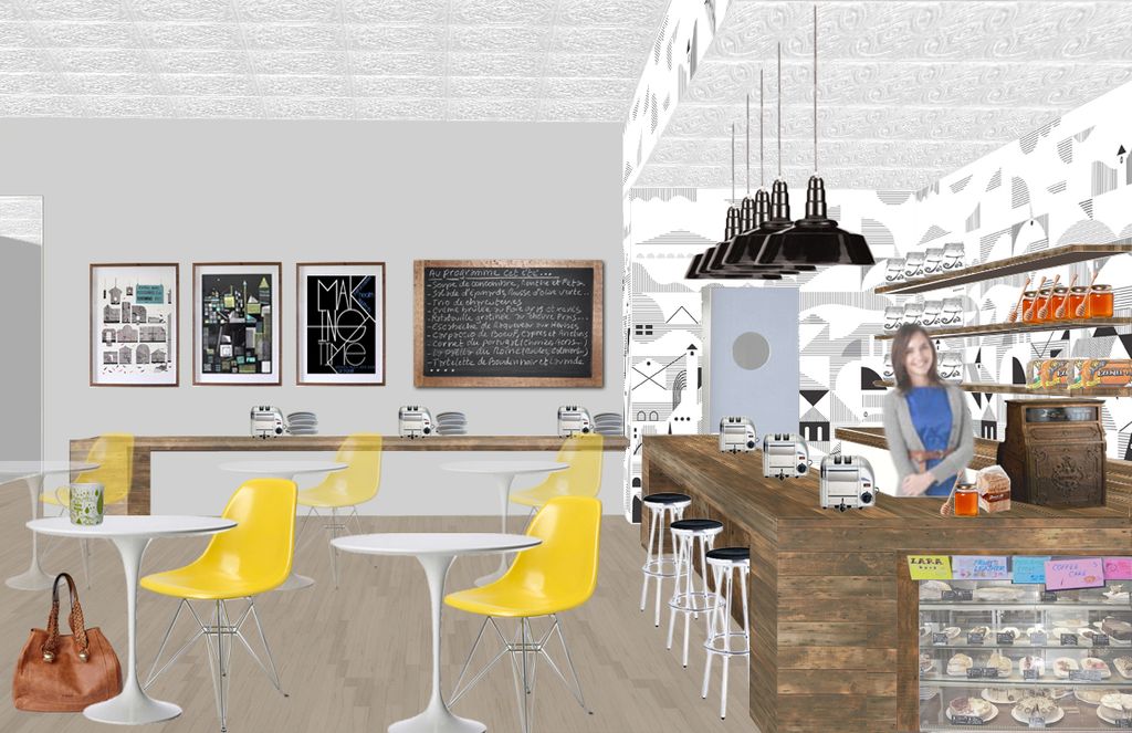 Proposed Cafe Rendering