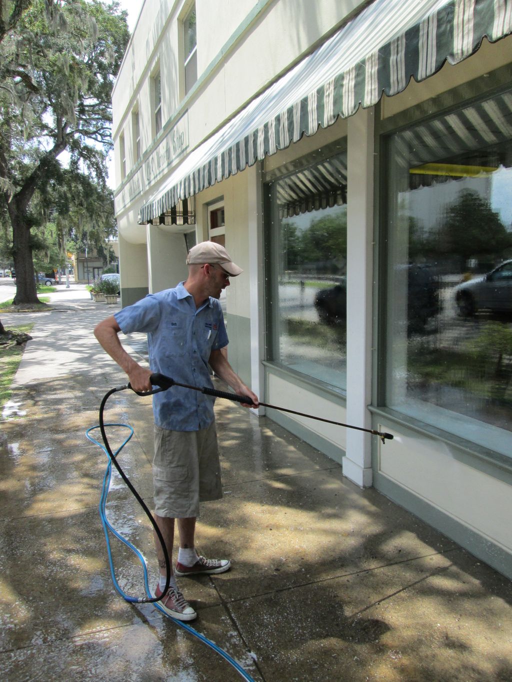 Exterior Building Wash Savannah Floor Company
