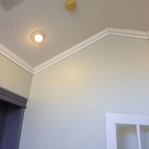 crown molding / painting