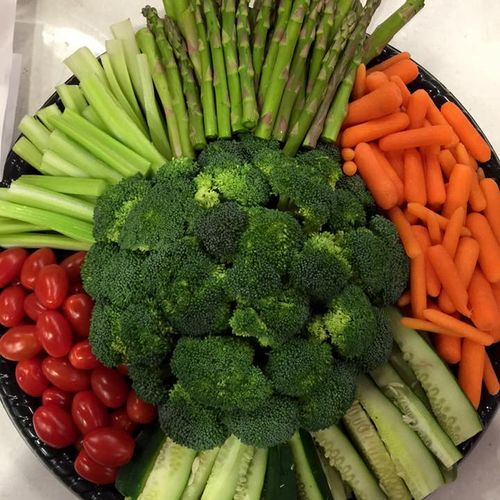 Fresh vegetables platter