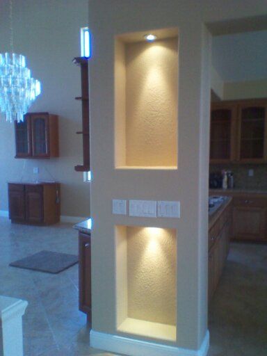 while installing an additional  light switch box, 