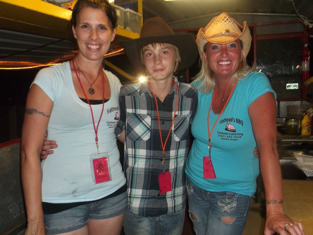 Vending in Washington at a Bull Riding Event.  Our