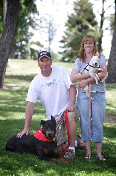 Rockstar petsitters Neil and Wendy
